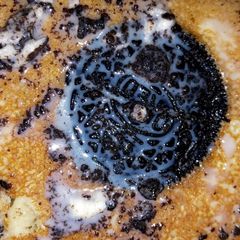 A picture of Pancakes with Oreo.