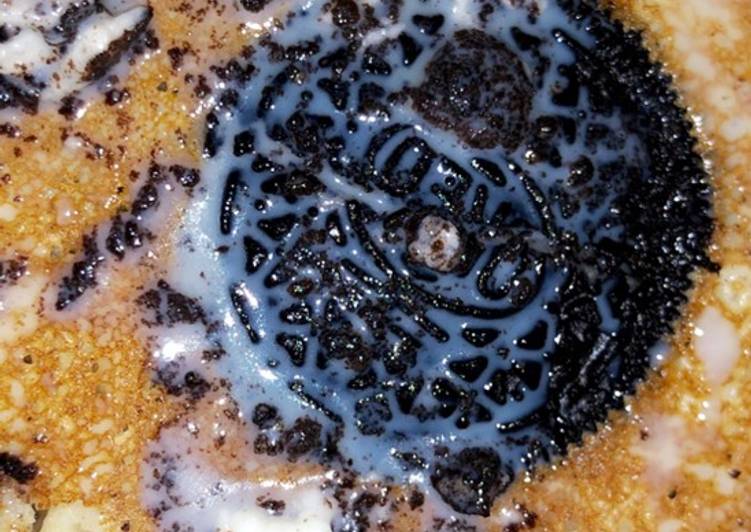 Recipe: Appetizing Pancakes With Oreo