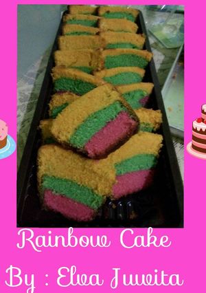 Foto resep Rainbow Cake