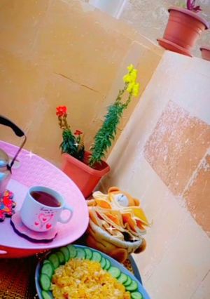 صورة لوصفة مفركة بطاطا بصل 😍❤