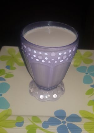 Madarar waken soya.(soya milk) ainihin hoton girkin