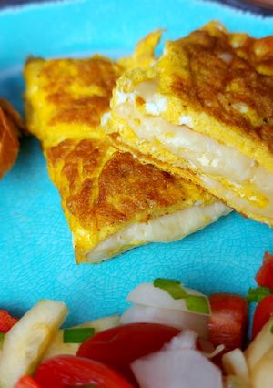 O poză a rețetei Omletă cu cașcaval.