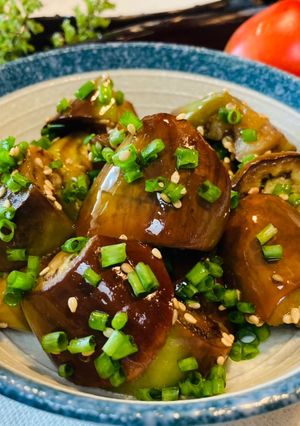 A picture of Marinated Eggplant.