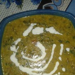 A picture of Daal palak ke sabji.