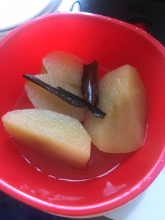 Una foto de Compota de manzana