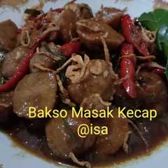 #105 Bakso Masak Kecap-レシピのメイン写真