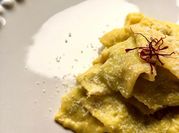 A picture of creamy tagliatelle