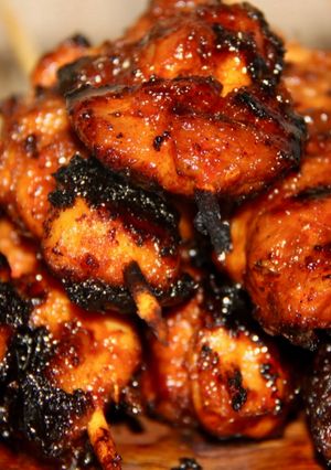 A picture of Chicken Satay.