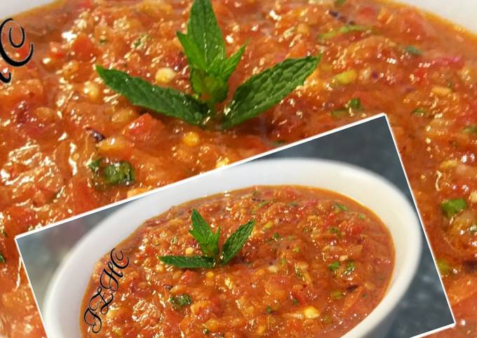 🍅🥗🌶Ezme 🌶🥗🍅(turkish hot salsa)