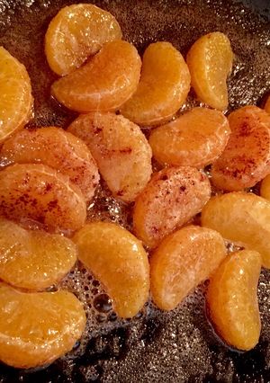 Foto principal de Mandarinas caramelizadas - receta fácil 5 minutos