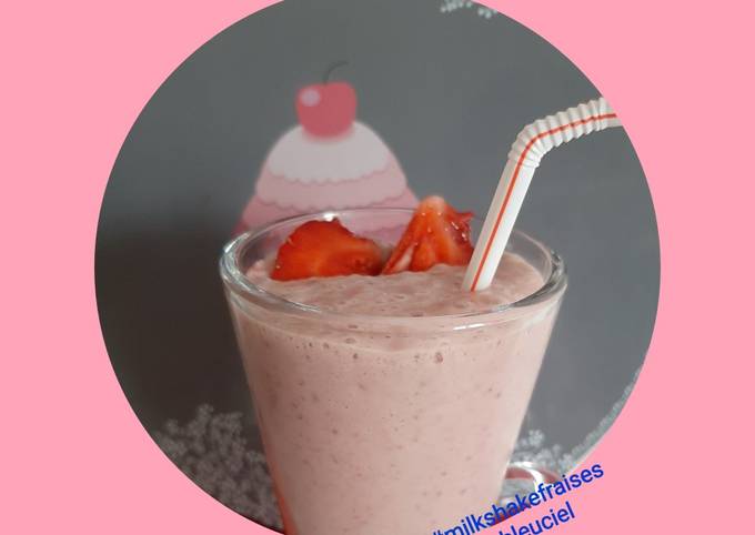 Milkshake aux fraises