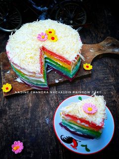 Foto resep Rainbow cake