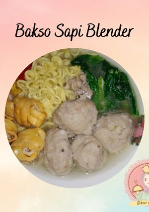 Foto resep Bakso Sapi Blender