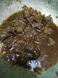 Krengsengan daging tetelan