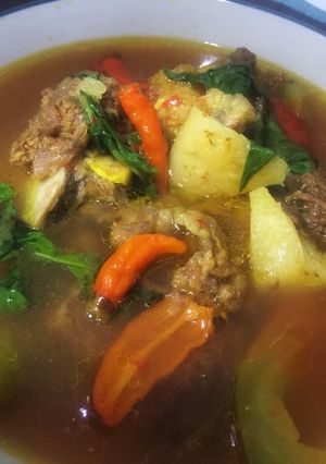 Foto resep Asem asem daging iga