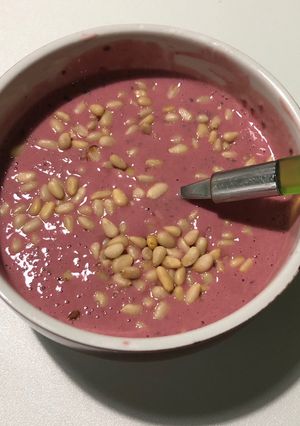 Una foto de Smoothie bowl de pitahaya y kéfir