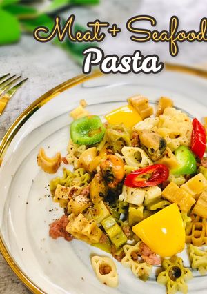 Gambar Meat + Seafood Pasta 🇮🇹