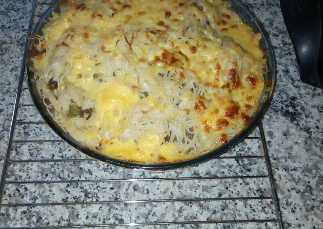 Baked spaghetti