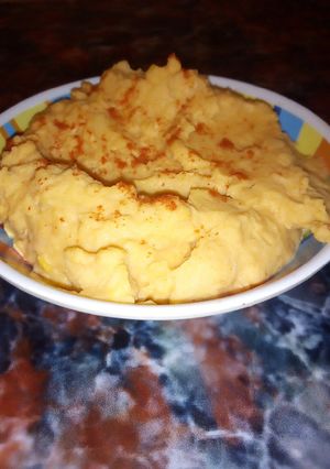 Una foto de Hummus rapidito de garbanzo