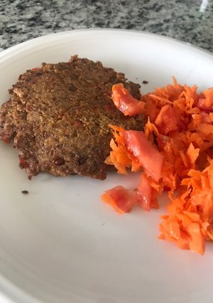 Una foto de Hamburguesas de lentejas!
