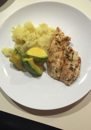 Una foto de Filete de pescado al estragón 