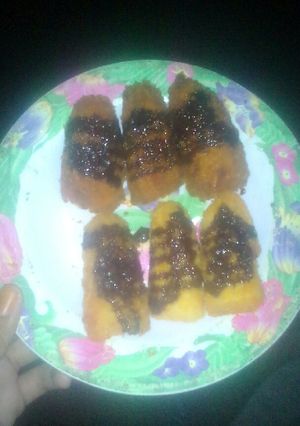Foto resep Pisang cress saus coklat