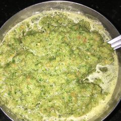 A picture of Pabari ki chutney.