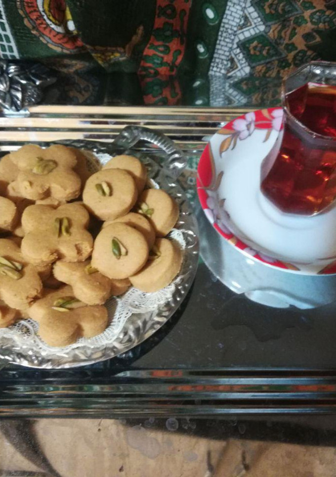 عکسی از دستور شیرینی آرد نخودچی