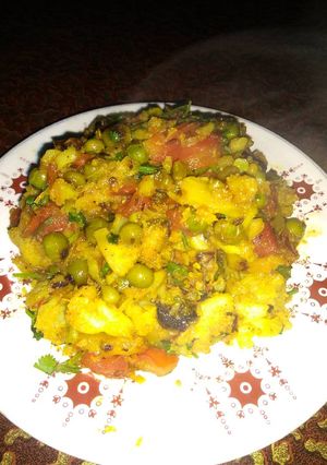 A picture of Gobhi matar.