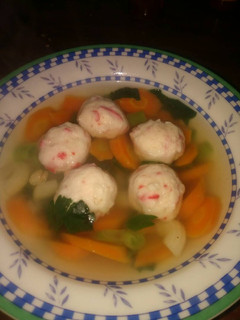 Foto resep Sup bakso udang dan makaroni