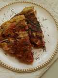 Tortilla con Hojas y Tallos de Beterraga
