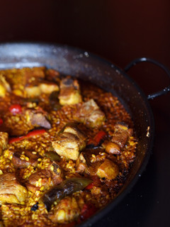 Una foto de Arroz montañés con magro y costilla de cerdo 🥘