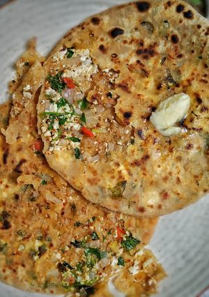 A picture of Paneer paratha.