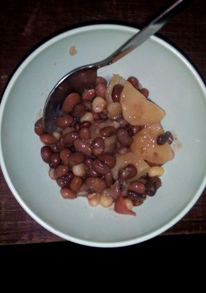 A picture of Githeri #4weekschallenge.
