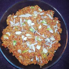 A picture of Gajjar ka halwa.