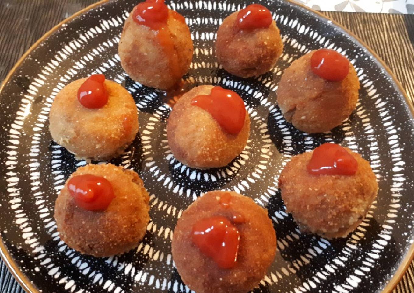 Albóndigas de patata y pescado