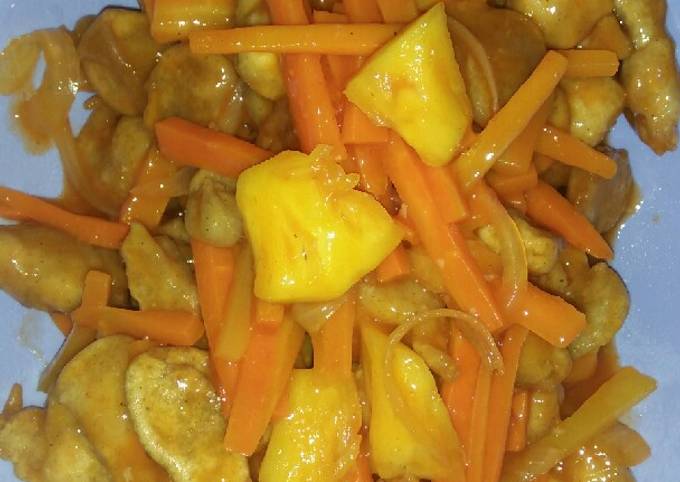 Resep Ayam asam manis Anti Gagal