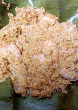 Foto resep Botok udang sederhana