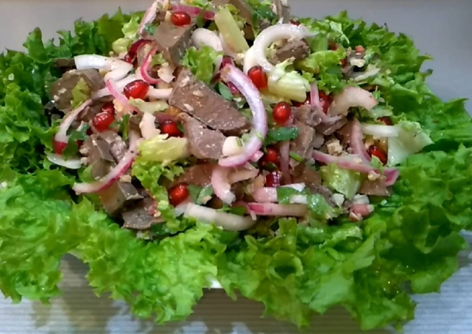 Салат из свинины рецепт с фото очень вкусный пошаговый