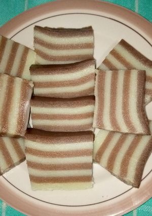 Foto resep Kue Lapis tepung terigu dan tepung kanji