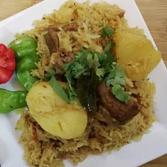A picture of MUTTON AKHNI #CookpadApp #Ricecompetition.