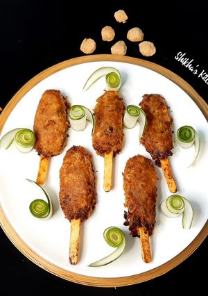 সয়া কাঠি কাবাব রেসিপির প্রধান ছবি
