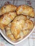 Mini Croissants de Pizza de Queijo e Fiambre