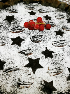 Una foto de Brownie de boniato y cacao