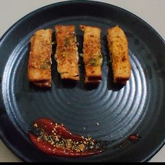 Cheese STUFFED GARLIC BREAD A picture of Cheese STUFFED GARLIC BREAD.