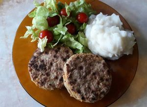 Una foto de Hamburguesas de pescado y avena