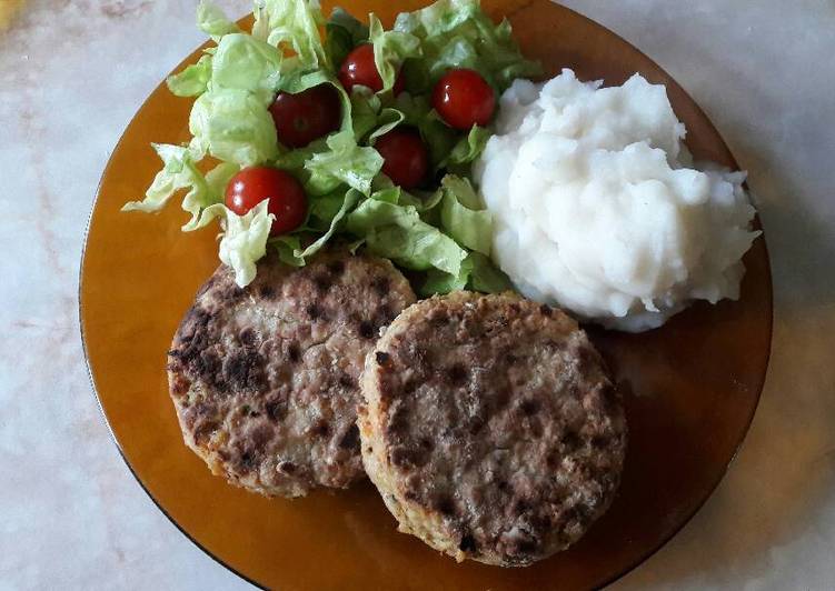 Hamburguesas de pescado y avena