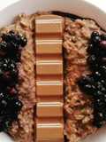 Porridge chocolat-myrtilles