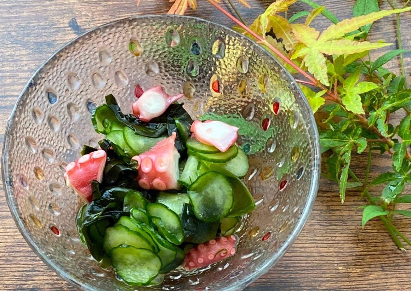 Japanese Vinegar Octopus and Cucumber