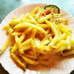 A picture of French fries.